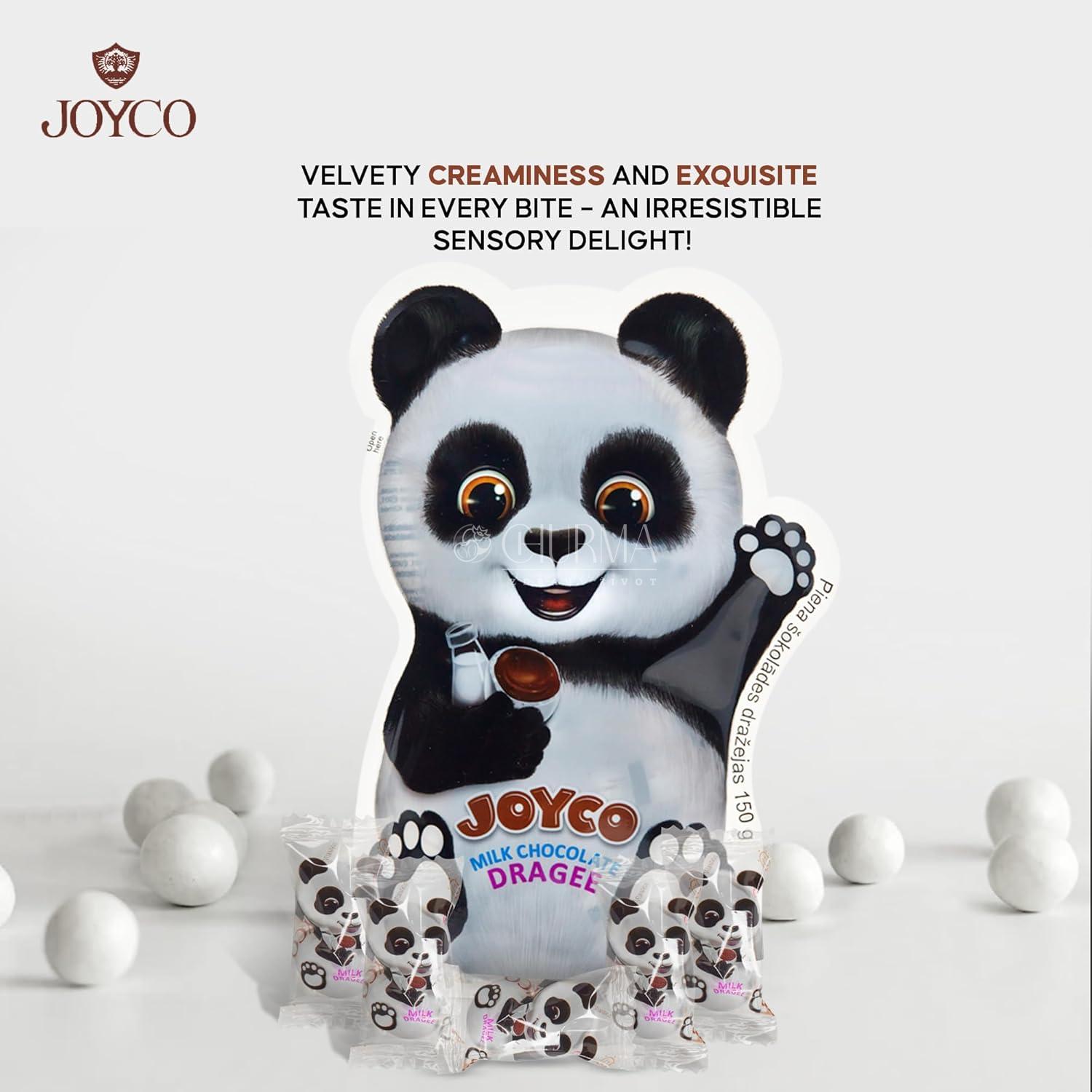 JOYCO Mléčné čokoládové dražé PANDA 50g