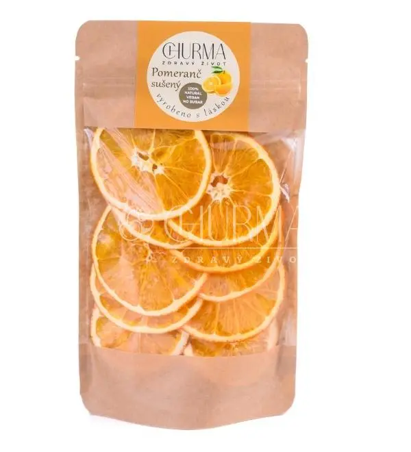 CHURMA Sušené pomerančové chipsy 50 g