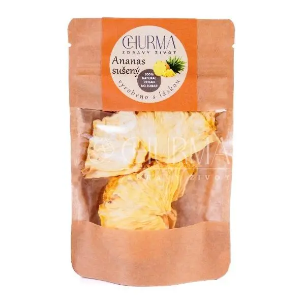 CHURMA Sušené ananasové plátky 50 g