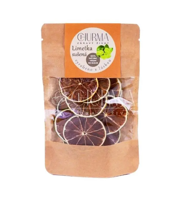 CHURMA Sušené limetkové chipsy 25 g