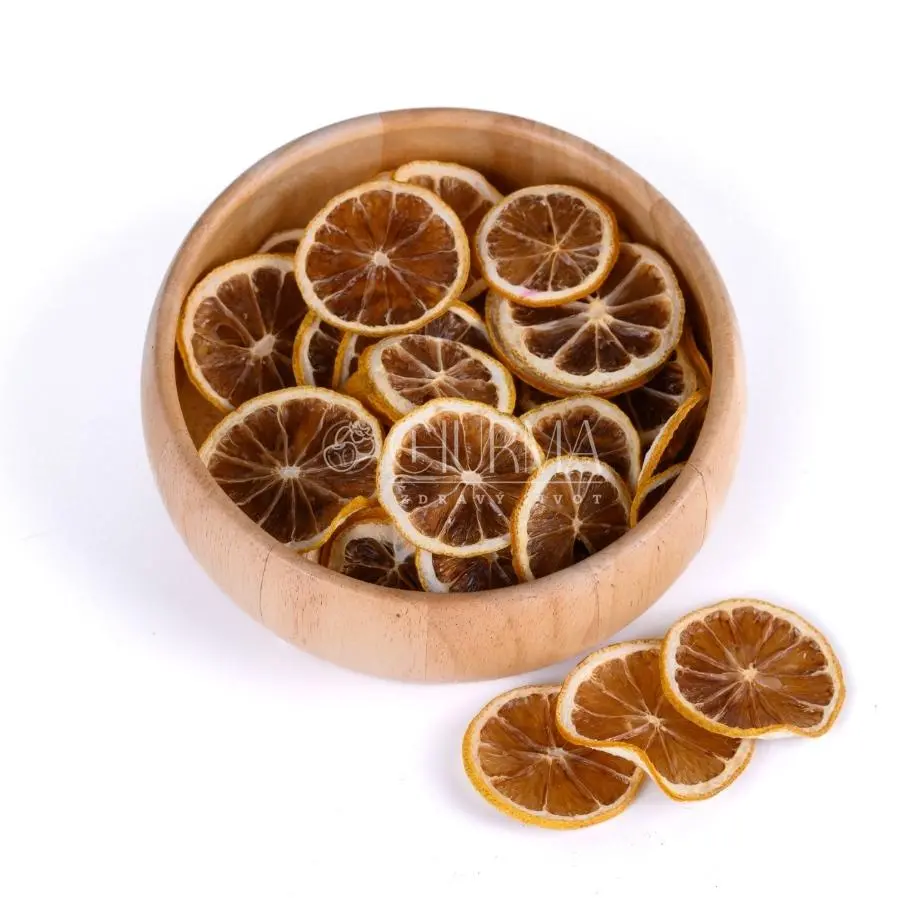 Sušené citronové chipsy