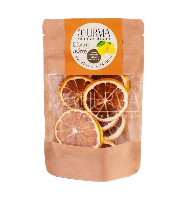 CHURMA Sušené citronové chipsy 25 g