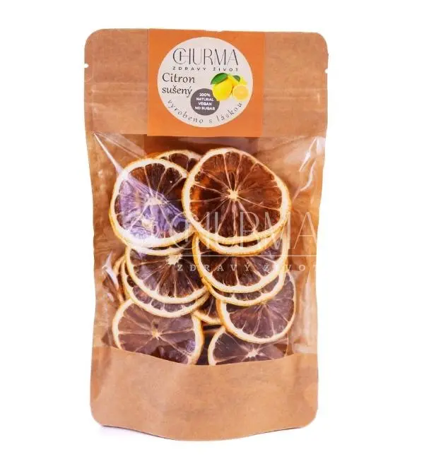 CHURMA Sušené citronové chipsy 50 g