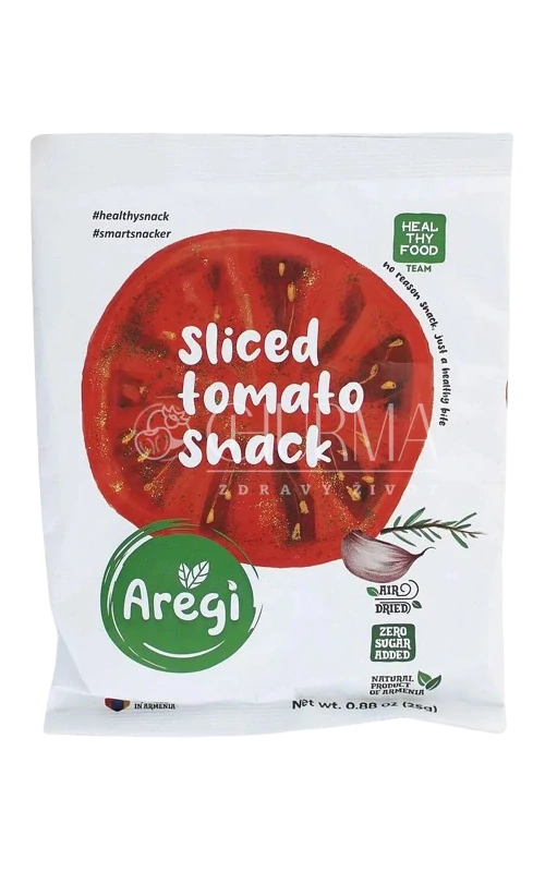 Aregi Rajčatové chipsy s bylinkami 25 g