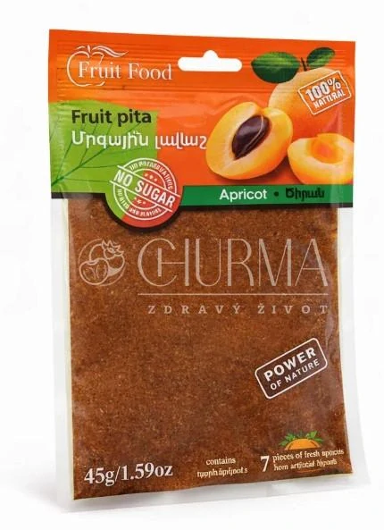 Ovocná placka Fruit Food – Meruňka 45g.