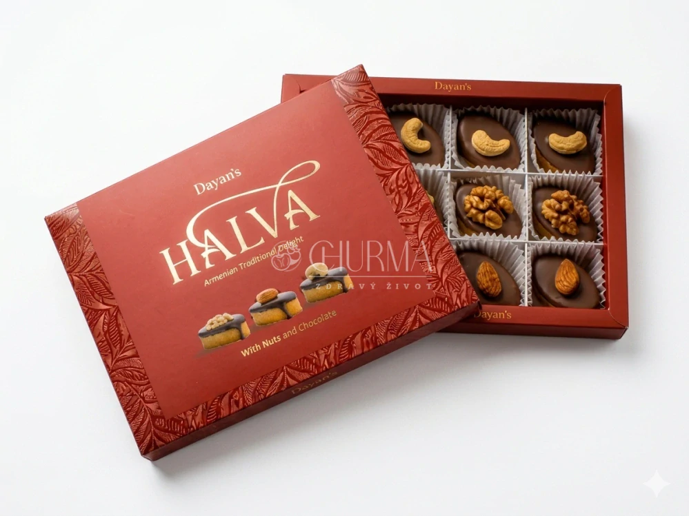 Dayan's Halva s ořechy a čokoládou 400g.