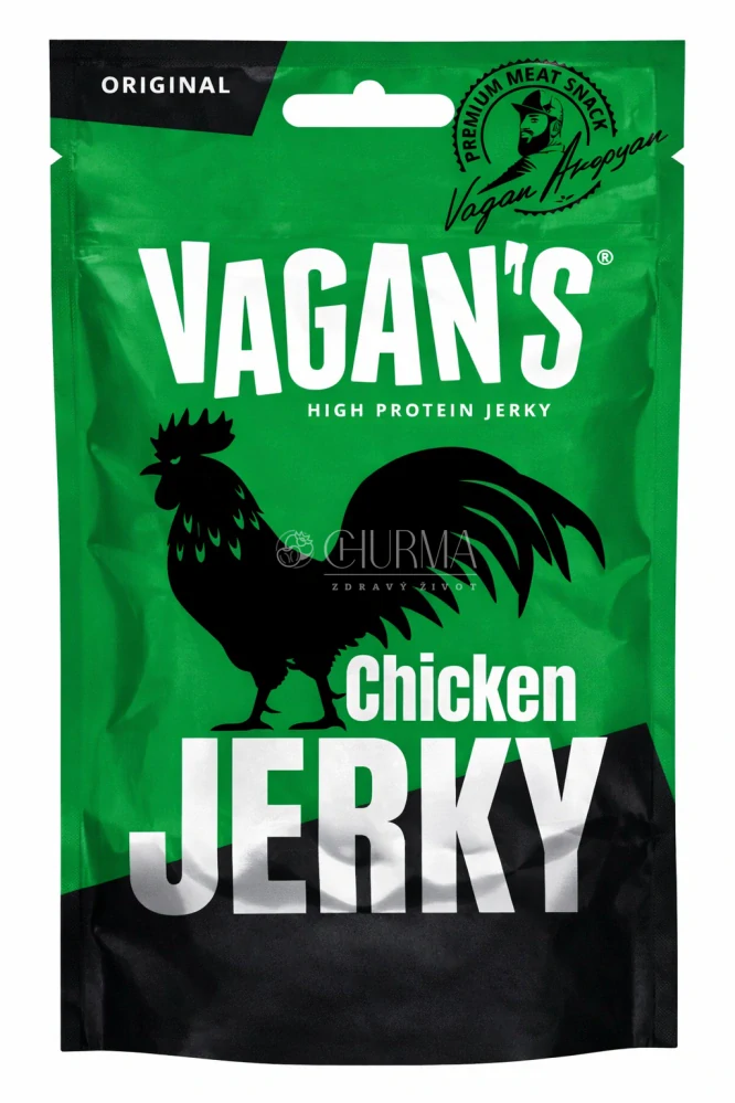 Kuřecí sušené maso Vagan's Jerky 12g.