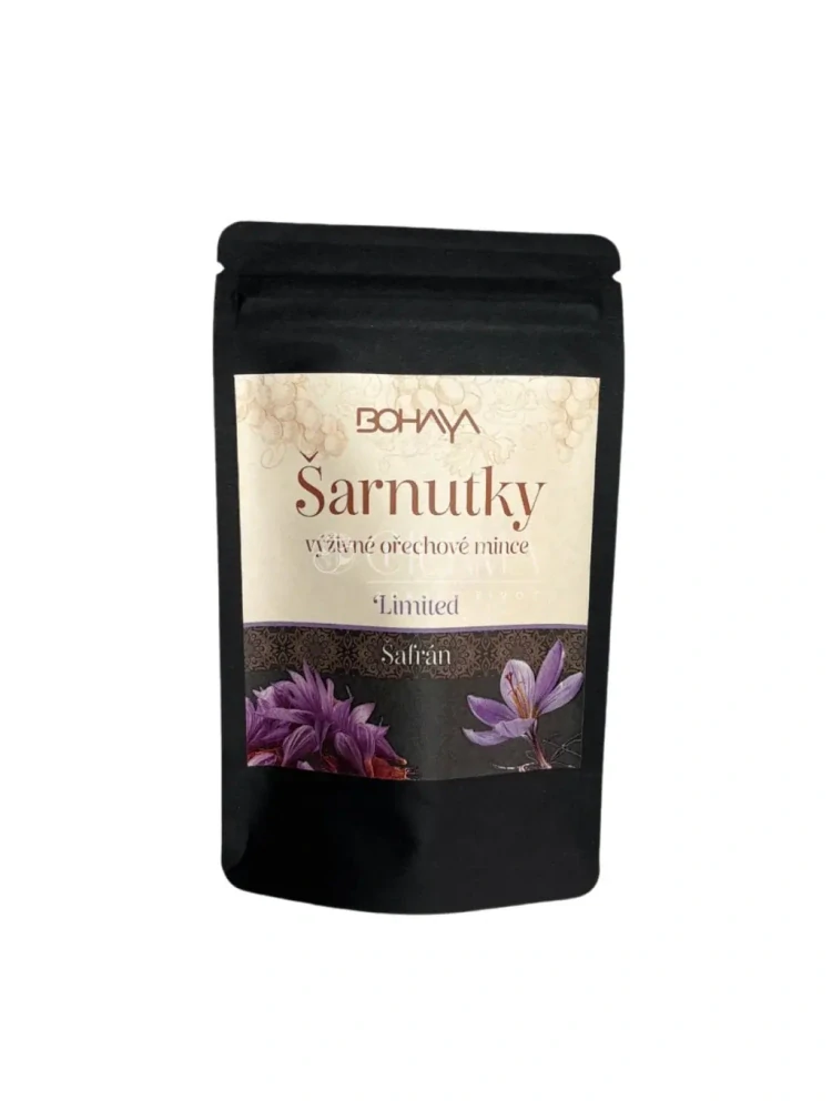 Šarnutky ŠAFRÁN – ořechové mince 30g.