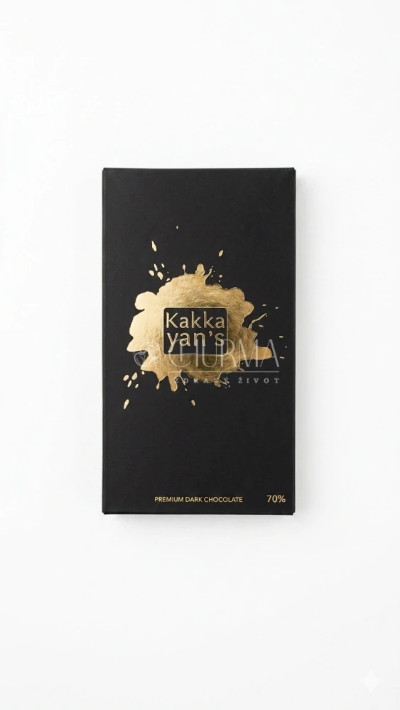 Kakkayans hořka čokolada 85g.