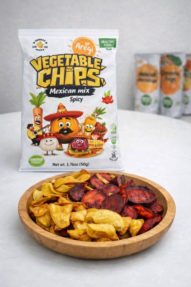 Aregi Mexický mix chipsy pikantní 50 g