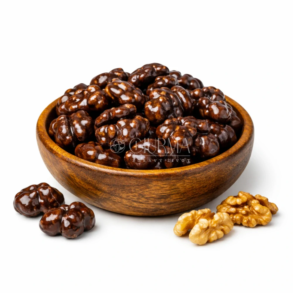 Vlašské ořechy v hořké čokoládě 80 g