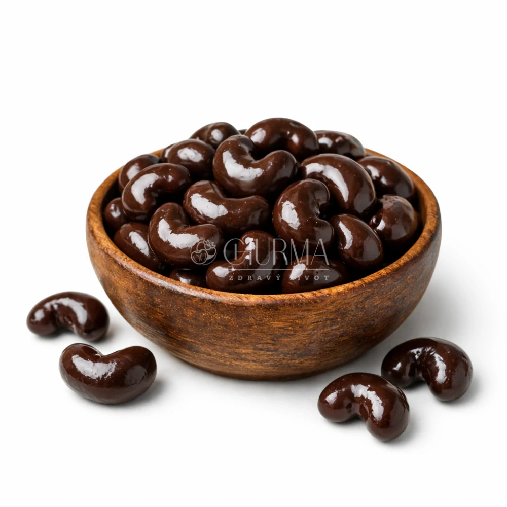 Kešu v hořké čokoládě 100 g