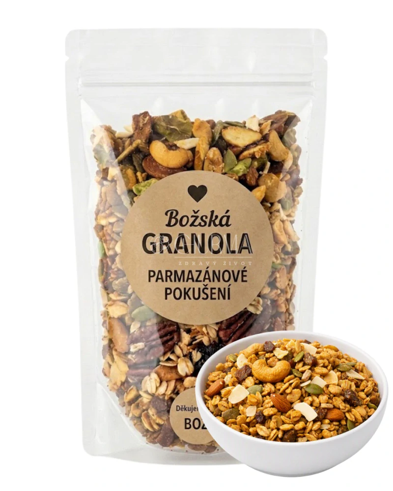 Božská granola parmazanové pokušení 250g.