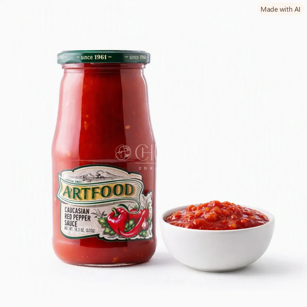 Artfood kavkazská omáčka s paprikou 520g