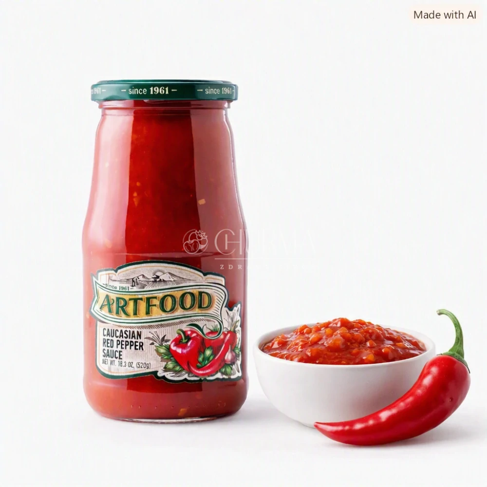 Artfood kavkazská omáčka s paprikou pikantní 520g