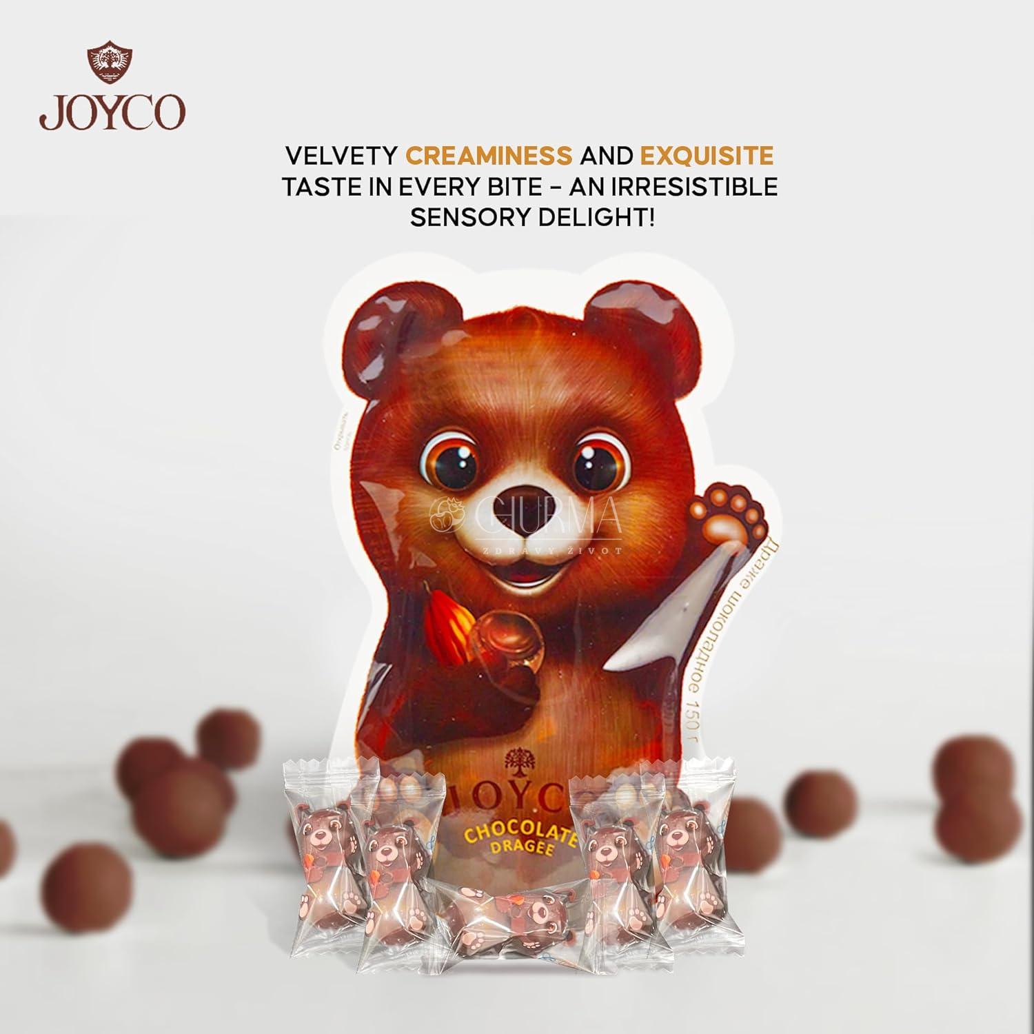 JOYCO Čokoládové dražé MEDVÍDEK 150g