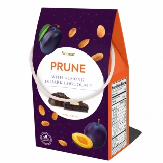 Sonuar Dried Prunes With Almond in Chocolate 200g