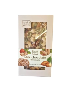 Kakkayan’s mléčná čokoláda s ořechy 85 g