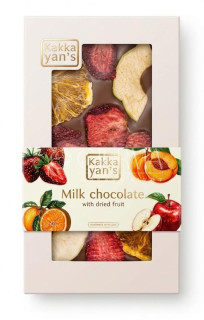 Kakkayan’s mléčná čokoláda se sušeným ovocem 85 g