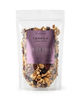 Křupavá granola s vanilkou a brusinkami 250g.
